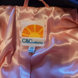 Toddler girls Bommer Jacket. 2 T